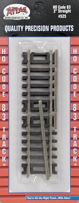 Atlas Model Railroad 525 HO Scale Code 83 Snap Track - Straight ...