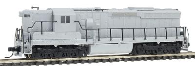 Atlas Model Railroad 54400 N Scale EMD SD24 - Standard DC - Master(R) -- Undecorated; CB&Q Style w/High Nose, Single Horn, Gyra Light & Winter Hatch