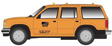 Atlas Model Railroad 60000141 N Scale 1993 Ford Explorer 2-Pack - Assembled -- Sperry Rail Service (yellow)