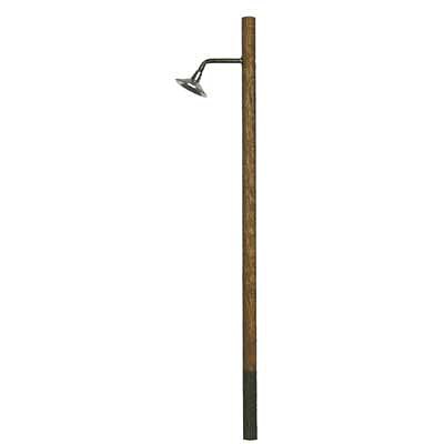 Atlas Model Railroad 70000039 HO Scale 45 Degree Hi-Hat LED Light on Wooden Pole