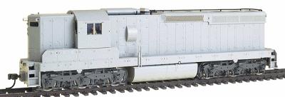 Atlas Model Railroad 7550 HO Scale Master(TM) Series Gold Diesel EMD SD24 DCC & Sound; CB&Q Style w/High Hood -- Undecorated; Single Horn, Gyra Light & Winterization Hatch