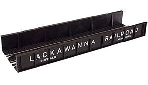 Atlas Model Railroad 895 HO Scale Code 100 Plate Girder Bridge -- Lackawanna (black, white)