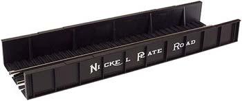 Atlas Model Railroad 897 HO Scale Code 100 Plate Girder Bridge -- Nickel Plate Road (black, white)