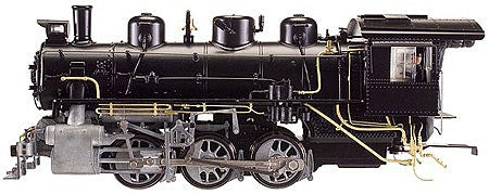 Atlas O 1700 O Scale Founders Series Steam USRA 0-6-0 - 3-Rail w/RailSounds, TMCC & Smoke -- Painted, Unlettered (black, graphite)