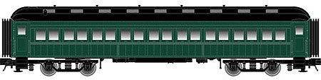 Atlas O 2001150 O Scale Trainman(R) 60' Coach w/Interior Light & Details - 2-Rail - Ready to Run -- Painted, Unlettered (green, black)