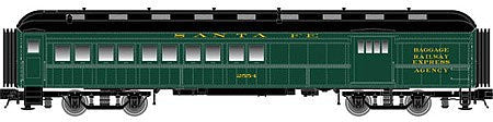 Atlas O 2001200 O Scale Trainman(R) 60' Combine w/Interior Light & Details - 3-Rail - Ready to Run -- Painted, Unlettered (green, black)