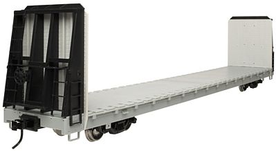 Atlas O 2001750 O Scale 62' Bulkhead Flatcar - 2-Rail - Ready to Run - Trainman(R) -- Undecorated