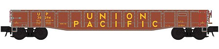 Atlas O 2002166 O Scale 52' 6" Gondola - 2-Rail - Ready to Run -- Union Pacific (Boxcar Red, yellow)