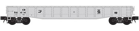 Atlas O 2002170 O Scale 52' 6" Gondola - 2-Rail - Ready to Run -- Conrail (gray, black, Quality Logo)