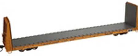 Atlas O 2002612 O Scale 62' Short Bulkhead Flatcar - 3-Rail - Ready to Run - Trainman(R) -- Undecorated