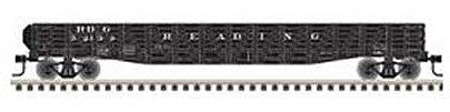 Atlas O 2002808 O Scale 52'6" 70-Ton War-Emergency Gondola - 3-Rail - Ready to Run -- Reading (black)