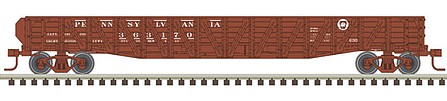 Atlas O 2002854 O Scale 52'6" 70-Ton War-Emergency Gondola - 2-Rail - Ready to Run -- Pennsylvania Railroad (Tuscan, Circle Keystone)
