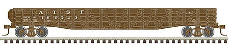 Atlas O 2002855 O Scale 52'6" 70-Ton War-Emergency Gondola - 2-Rail - Ready to Run -- Santa Fe (Boxcar Red)