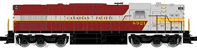 Atlas O 20050027 O Scale Alco RSD7/15 High Nose - 2-Rail w/Sound & DCC - Trainman(R) -- Canadian Pacific #8921 (maroon, gray, yellow, Block Lettering)