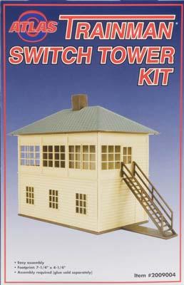 Atlas O 2009004 O Scale Atlas O Trainman(R) Switch Tower Structure Kit -- 7-1/4 x 4-1/4"