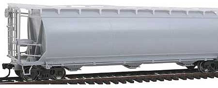 Atlas O 3001210 O Scale 3-Bay Cylindrical Hopper - 3-Rail - Ready to Run - Master(R) -- Undecorated
