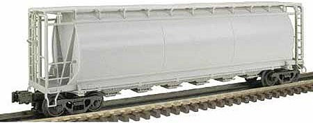 Atlas O 3001211 O Scale 6-Bay Cylindrical Hopper - 3-Rail - Ready to Run - Master(R) -- Undecorated