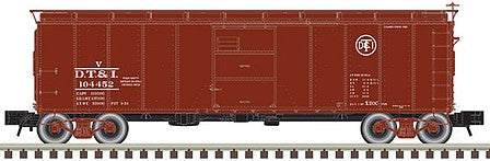 Atlas O 3001916 O Scale 1923 ARA X-29 40' Steel Boxcar - 3-Rail - Ready to Run - Master(R) -- Detroit, Toledo & Ironton (Boxcar Red)
