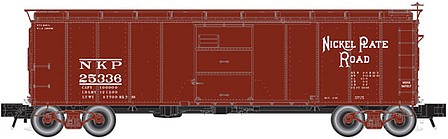 Atlas O 3001919 O Scale 1923 ARA X-29 40' Steel Boxcar - 3-Rail - Ready to Run - Master(R) -- Nickel Plate Road (Boxcar Red)