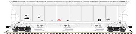 Atlas O 3002136 O Scale Trinity 5161 Cubic Foot Covered Hopper - 2-Rail - Ready to Run - Master(TM) -- Chicago Freight Car Leasing CRDX (white)