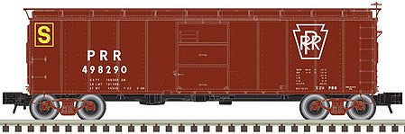 Atlas O 3002915 O Scale 1923 ARA X-29 40' Steel Boxcar - 2-Rail - Ready to Run - Master(R) -- Pennsylvania Railroad (Tuscan, Plain Keystone, S Marking)