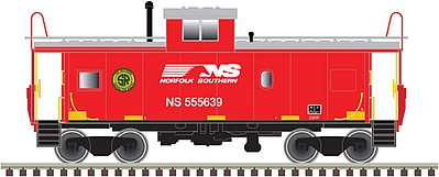 Atlas O 3003606 O Scale Standard-Cupola Caboose - 3-Rail Ready to Run -- Norfolk Southern #555639 (Southern Railway Heritage, red)