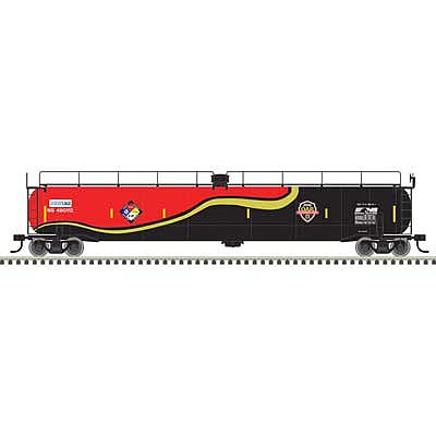 Atlas O 3004016 O Scale 33,000-Gallon Tank Car - 2-Rail - Ready to Run - Master(R) -- Norfolk Southern Safety Train (black, red, blue)