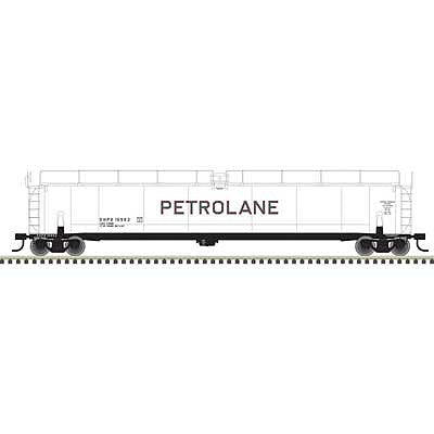 Atlas O 3004018 O Scale 33,000-Gallon Tank Car - 2-Rail - Ready to Run - Master(R) -- Petrolane (white, green, red)