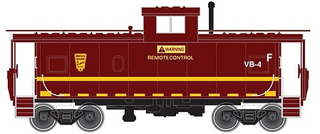 Atlas O 3004609 O Scale Standard-Cupola Caboose - 2-Rail - Ready to Run - Master(R) -- Montreal, Maine & Atlantic (maroon, yellow)