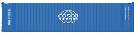 Atlas O 3006346 O Scale 40' Standard-Height Corrugated Container - Assembled - Master(R) -- Cosco CSNU (blue, white)