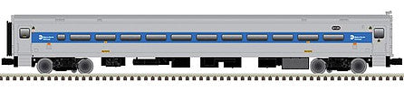 Atlas O 3007024 O Scale Comet II Commuter Cab Car - 3-Rail - Ready to Run -- Metro-North 6125 (silver, blue)