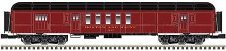 Atlas O 3007049 O Scale 70' Madison Heavyweight Railway Post Office - 3-Rail - Ready to Run -- Boston & Maine 3137 (maroon, black)