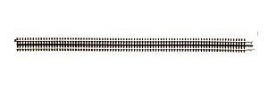 Atlas O 6056 O Scale 21st Century Track System(TM) Nickel Silver Rail w/Brown Ties - 3-Rail -- 40" Custom Flex Track