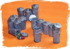 Bar Mills 4022 O Garbage Pails Asst