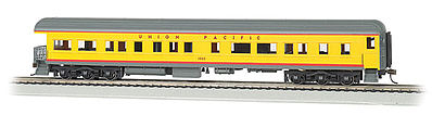 Bachmann 13805 HO Scale 72' Heavyweight Observation - Ready to Run -- Union Pacific #1503 (Armour Yellow, gray, red)