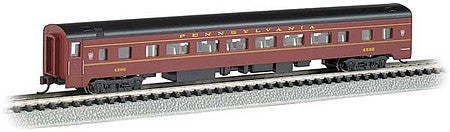 Bachmann 14256 N Scale 85' Smooth-Side Coach with Interior Lighting - Ready to Run -- Pennsylvania Railroad #4292