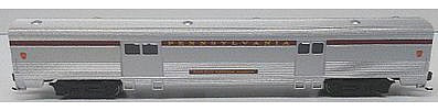 Bachmann 14652 N Scale 85' Fluted-Side Baggage Car - Ready to Run -- Pennsylvania Railroad