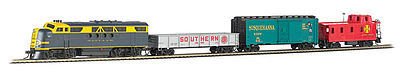 Bachmann 1501 HO Scale Blue Lightning Train Set - E-Z App(TM) -- Atchison, Topeka & Santa Fe