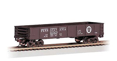 Bachmann 17202 HO Scale 40' Gondola - Ready to Run - Silver Series(R) -- Pennsylvania Railroad #357625 (Tuscan, Shadow Keystone)