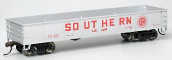Bachmann 17204 HO Scale 40' Gondola - Ready to Run - Silver Series(R) -- Southern Railway (silver, red)