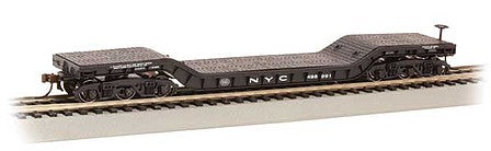 Bachmann 18341 HO Scale 52' Depressed-Center Flatcar - Ready to Run - Silver Series(R) -- New York Central 498991