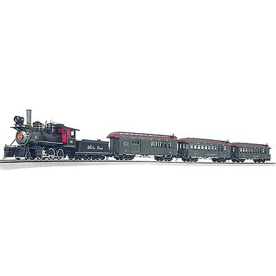 Bachmann 25024 On30 Scale White Pass & Yukon -- 2-6-0 Loco, Wood Combine, Wood Coach; 56 x 38" Track Oval, Power Pack