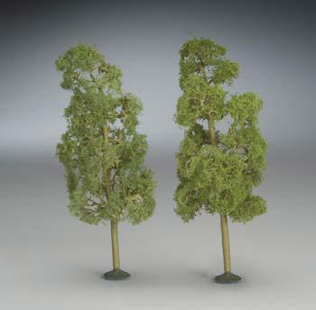 Bachmann 32209 O Scale SceneScapes(TM) Layout-Ready Trees -- Sycamore Trees 8" pkg(2)