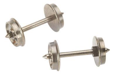 Bachmann 42903 HO Scale E-Z Track(R) Accessories, Flat-Back Wheelsets -- 36" pkg(12)