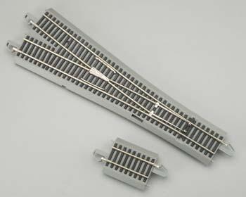 Bachmann 44134 HO Scale Decoder-Equipped Nickel Silver E-Z Track(R) Turnout -- #5 Wye