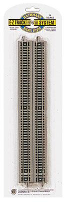 Bachmann 44815 N Scale Straight Track w/Nickel Silver Rail & Gray ...