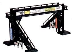 Bachmann 45172 HO Scale Plasticville Classic Kit -- Pedestrian Foot Bridge