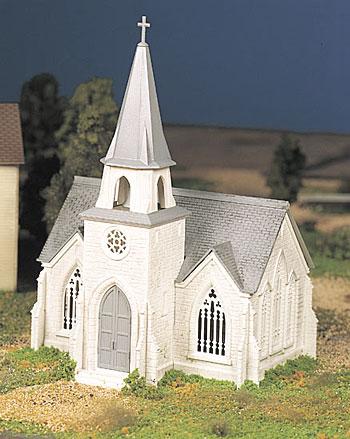 Bachmann 45981 O Scale Plasticville U.S.A.(R) Classic Kits -- Cathedral