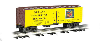 Bachmann 47466 O Scale 40' Reefer - 3-Rail - Ready to Run - Williams(TM) -- Mariposa Apples