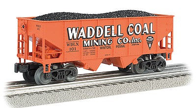 Bachmann 48208 O Scale USRA 55-Ton 2-Bay Hopper w/Load - 3-Rail - Ready to Run - Williams(TM) -- Waddell Coal